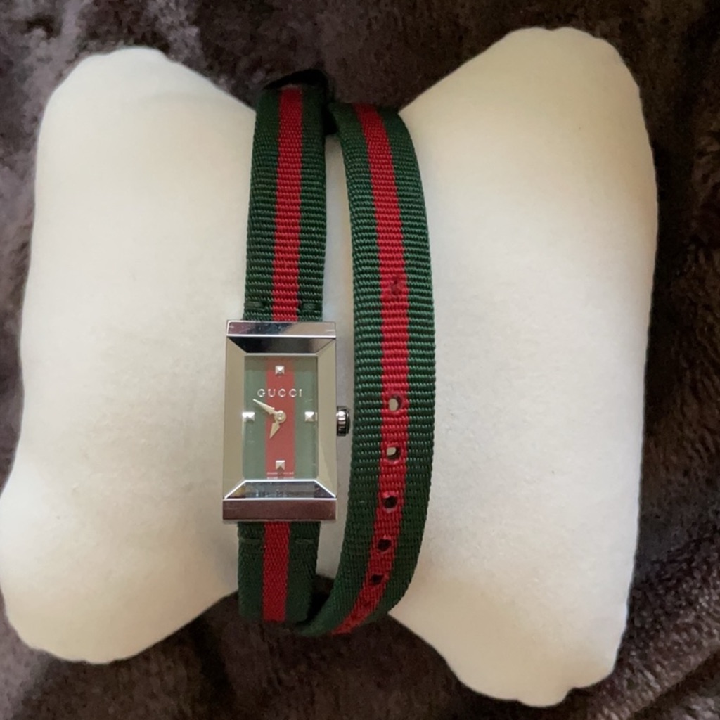 Gucci Green And Red Luxury Watch